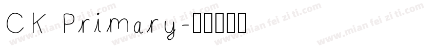 CK Primary字体转换